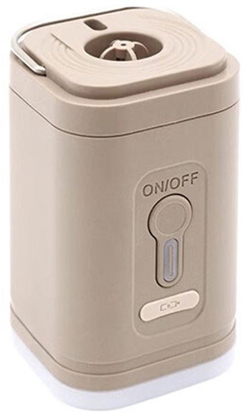 Mini luchtpomp draagbaar elektrisch Type-C oplaadbaar snel opblazen en leeglopen geschikt voor zwembad drijvende bedden opblaasbaar matras zwemring vacuüm opbergzak van Merkloos