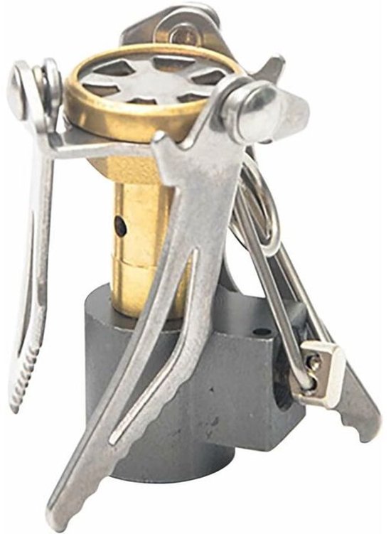 Mini ultralicht campingfornuisje van legering, automatisch opvouwbare buitenkookset, geschikt om te koken op de camping.