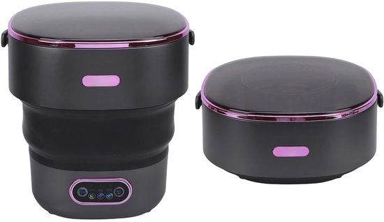 Mini Wasmachine 15L – Kleine Wasmachine met Centrifuge – Opvouwbaar – 5kg Capaciteit – Ideaal voor Ondergoed & Camping van Merkloos