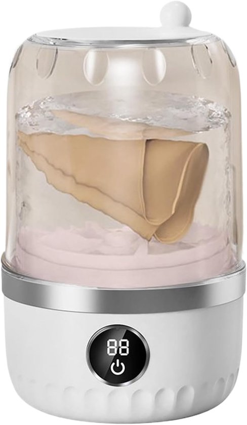 Mini Wasmachine - Compact Wassen - Kleine Was - Stille Werking - 1 Liter - Wit van MINI