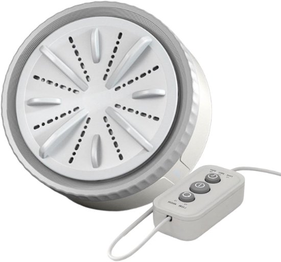 Mini Wasmachine - Kleine Kledingwasser - Delicate Was Behandelen - Energie Besparend - 6.5 x 11 cm - Grijs