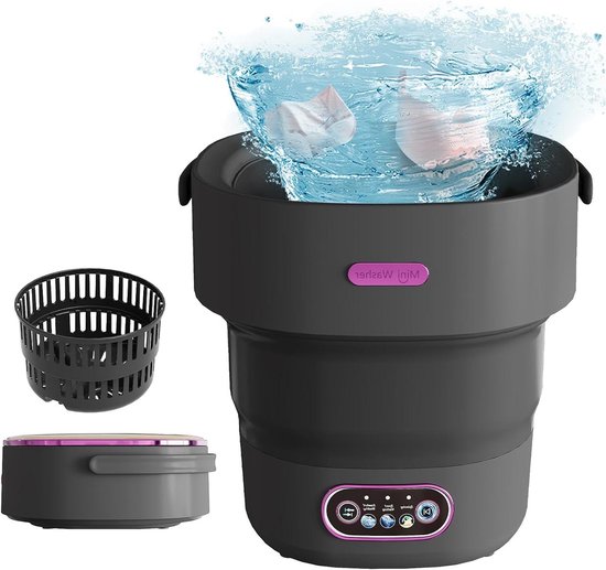 Mini Wasmachine met Centrifuge - Voor Kleine Wasgoed - Meerdere Programma's - gebruiksgemak