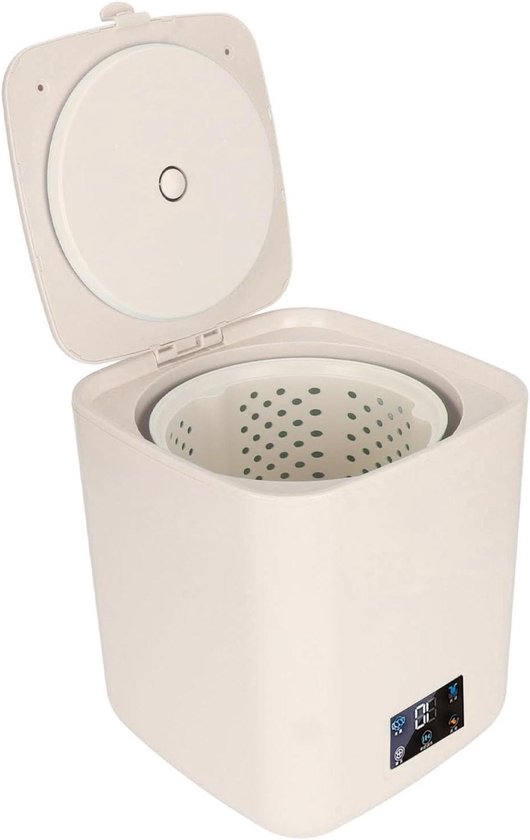 Mini Wasmachine met Centrifuge - Voor Kleine Wasgoed - Meerdere Programma's - reisgebruik van Merkloos