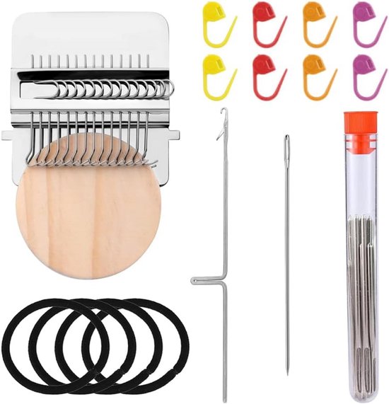 Mini Weefgetouw Reparatie Set voor Breien en Herstellen van Kleding (14 Haken) van Prym