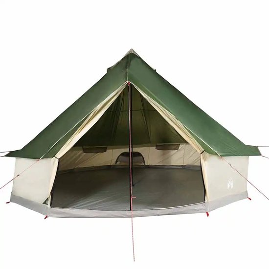 Miryx Tent - Familieten voor 6 personen - Paviljoentent - Waterdicht - Polyester - Licht - Draagbaar met E-poort - Tipi - Groen