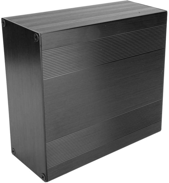 MK Stoer - Aluminium koelbox - Elektronische doos - Gesplitste behuizing - 1,25-1,5 mm baffle-dikte - GPS-analyserbehuizing - HIFI-versterker - Doe-het-zelf - Geschikt voor DIY projecten - Zilveren model, 68 x 145 x 150mm