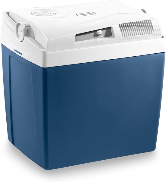 MKSS® Koelbox - Elektrische Koelbox 12 en 230 Volt - Koeltas Auto - Wit en Blauw