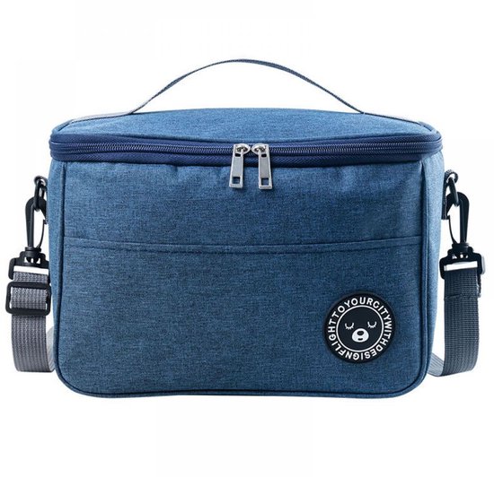 Mmgoqqt - Koelzak - Kleine Lichtgewicht Lunchtas - Isolatiezak - Cyaan - Voor Werk, School van Mmgoqqt