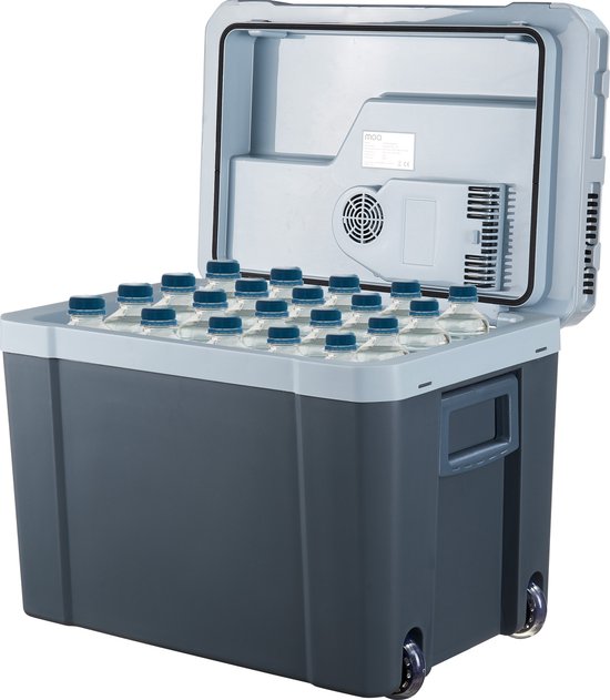 MOA Koelbox Elektrisch 12V en 230 volt - Coolbox - 40L - Frigobox - Grijs van MOA