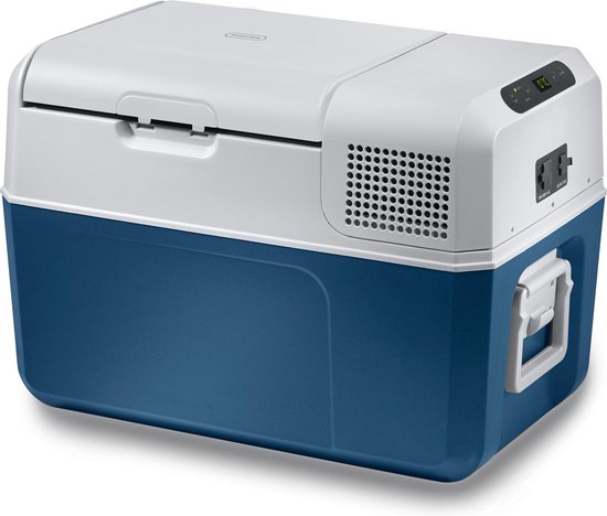 Mobicool MCF32 compressor koelbox -  31L - 12/24/230v - blauw/wit van Mobicool
