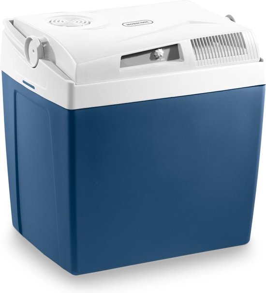 Mobicool ME27 AC/DC Thermo-elektrische koelbox - 26L - 12/230v - Energieklasse E - blauw/wit van Merkloos
