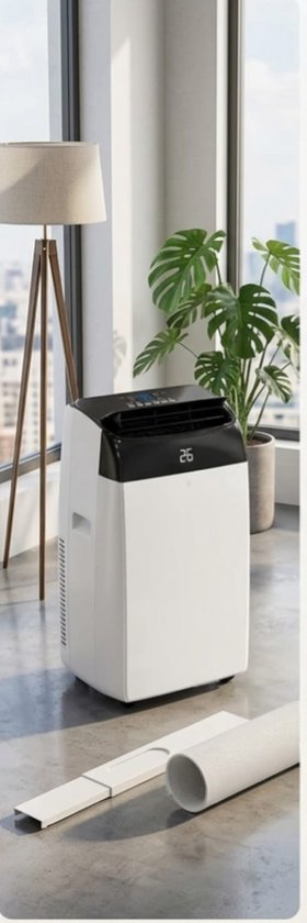 Mobiele Airco 12000 BTU – 4-in-1 Airconditioner Koelen, Ventileren & Ontvochtigen met Follow-Me Functie, Afstandsbediening & Timer (43–51 m²) – Urbanhome
