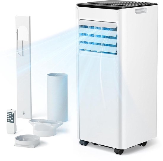 Mobiele Airco - Verkoeler Ventilator - Ruimte Koelen - 4-in-1 Functionaliteit - 25 m² - Wit