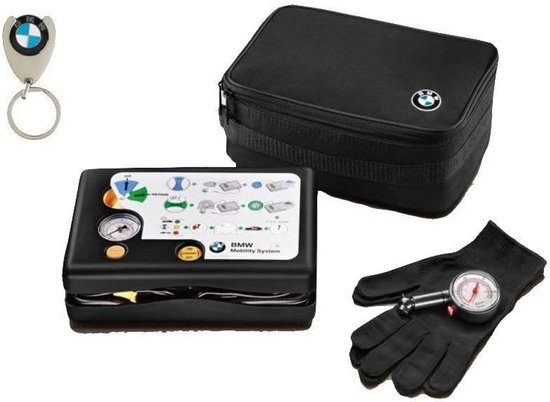 Mobility Set Banden Reparatiekit met Compressor voor Auto en Aanhanger van Merkloos