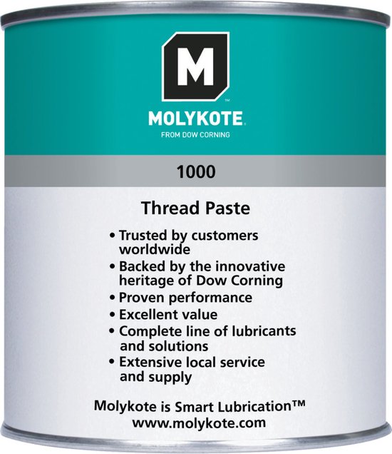 Molykote Smeerpasta 1000 1000Gr van Molykote