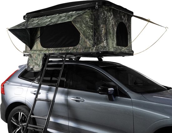 Monster Shop Auto Daktent - Robuust & Lichtgewicht - 2-3 Personen - Camouflage van Merkloos