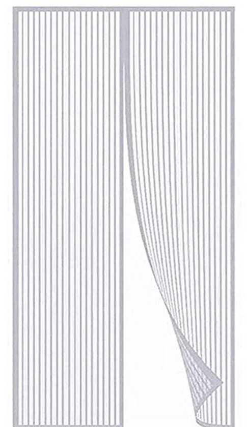 Mosquito Net, Window Door Curtain, Magnetic Closure | Magnetic Fly Screen for Balcony Door Patio Insect Protection Ultra Thin Mesh No Drilling with Adhesive Tape, Wit, 220*180cm