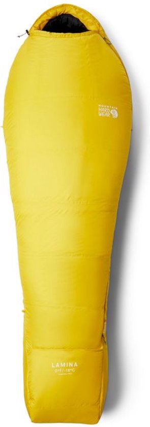 Mountain Hardwear Lamina 0F / -18C - Slaapzak Electron Yellow Regular - Left Zip