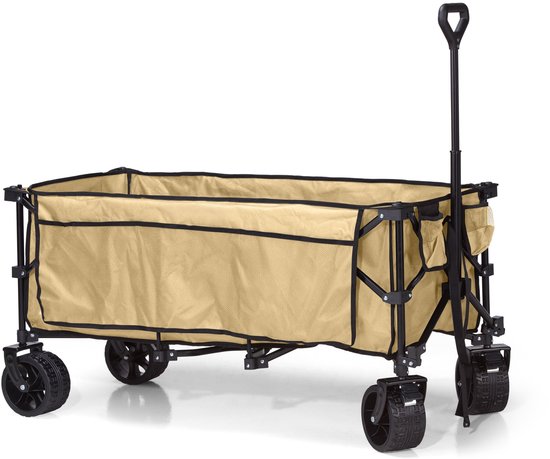 Mr Fold Bolderkar – XXL – Opvouwbaar – 300L – Beige van Merkloos