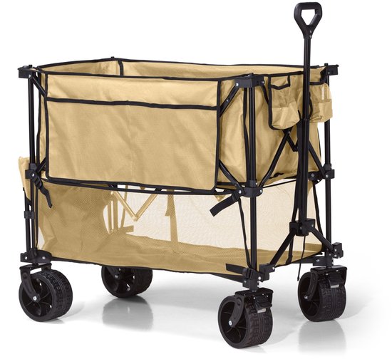 Mr Fold Bolderkar – XXL – Opvouwbaar – 400L – Beige van Merkloos