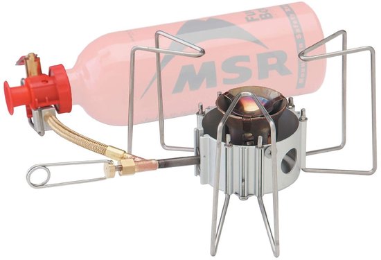 MSR Dragonfly Stove Combo - Multifuel Brander - Traploos Regelbaar - Inclusief Brandstoffles van MSR