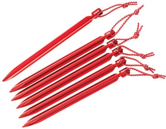Msr Groundhog Stake Kit (6 st.) - Alu haringen - van MSR