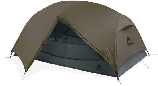 MSR Hubba Hubba LT 2 - Lichtgewicht 2-persoons trekkingtent - Ruim en ventilerend - 3 seizoenen van Merkloos