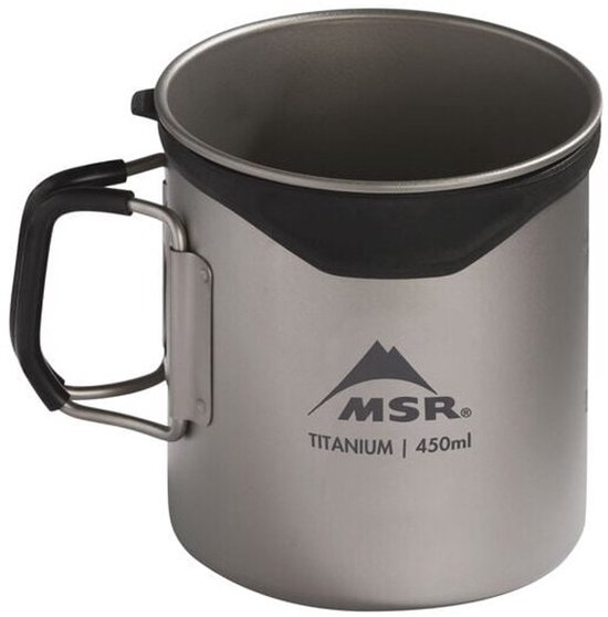 MSR - Titan beker 450 ml - Titanium - Mok - Lichtgewicht