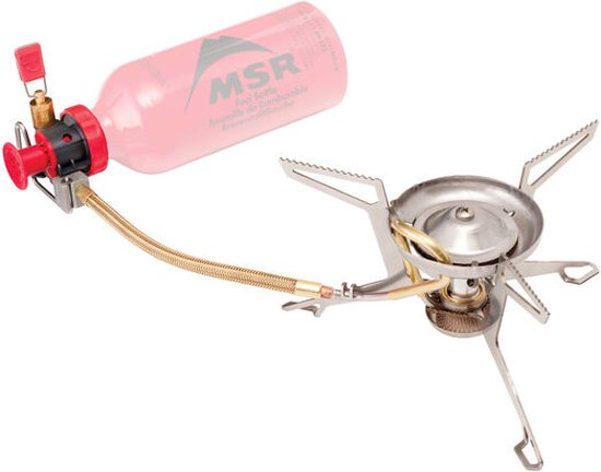 MSR Whisperlite international v2 red black van MSR