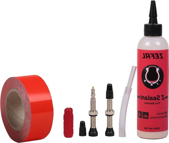 MTB Reparatiekit - Tubeless Kit - Fietsbanden Repareren - Met Lijm - 20 mm - Zwart van Merkloos