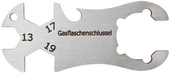 MTTProducts - Gasfles Sleutel - Multifunctioneel - Voor Camping en Barbecue - Ideaal voor 11 kg en 5 kg Gasflessen - Handig en Veilig