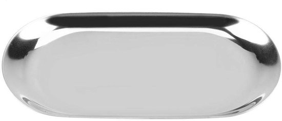 MTTproducts- Serveerdienblad Groot Formaat - Organizer - Kunststof - Roestvrij Staal - Scandinavische Stijl - 230 x 94 mm - Opbergbak
