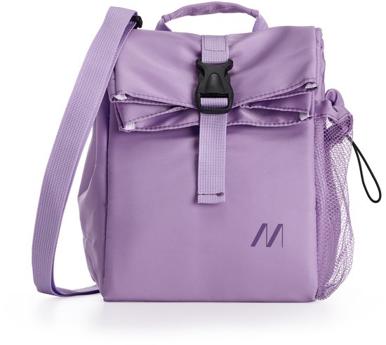 Muitomas Koeltas 8 Liter - Thermische isolatie - Eén centraal compartiment - Zijvak voor fles - Verstelbare schouderriem - Violet van Merkloos