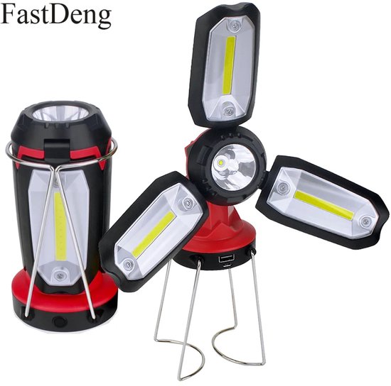 Multifunctionele campinglantaarn 10000mAh oplaadbaar - campinglamp 750 lumen - opvouwbaar - 8 lichtstanden - IPX5 waterdicht - LED-lantaarn voor tenten outdoor