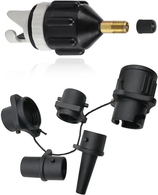 Multifunctionele Opblaasadapter voor boot en SUP met 4 gassproeiers
