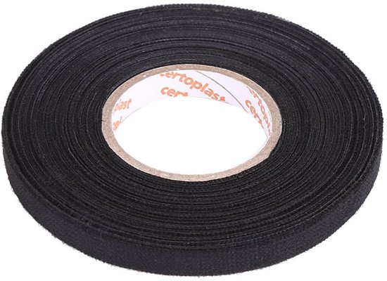 Multifunctionele Tape Automotive Bedrading Tape Zwart Waterdichte Lijm Anti Piepen Rammelaar Vilt (9mm* 25m) Schoonheidsverzorging