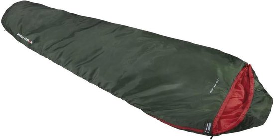 Mummie Slaapzak - Kampeerzak Lichtgewicht - Outdoor Avontuur - PFC-vrij Waterafstotend - Tot 190 cm - Groen Rood