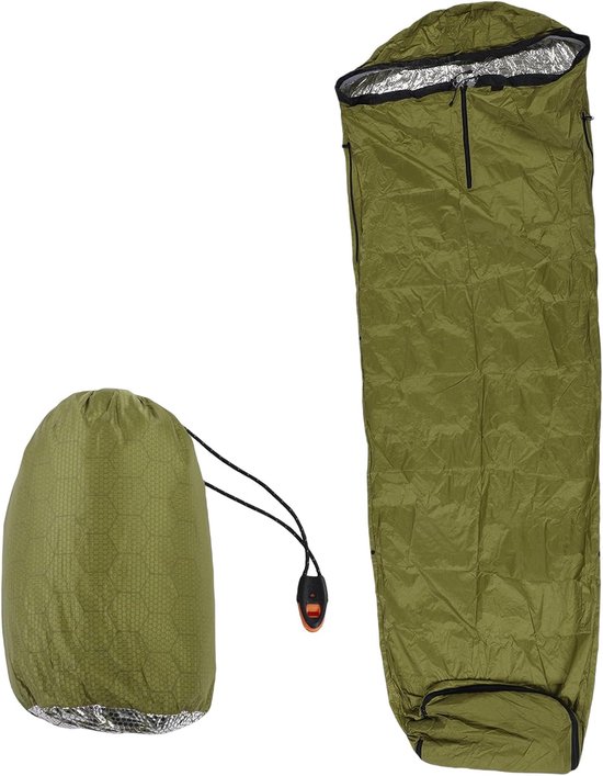 Mummieslaapzak - Noodslaapzak Compact - Kamperen en Reizen - Warmtereflecterend Materiaal - 208 x 81 cm - Niet gespecificeerd