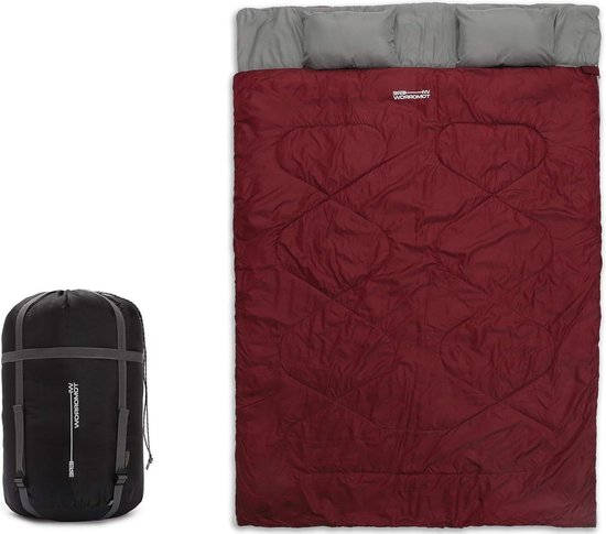 Mummieslaapzak voor outdoor gebruik - 230 x 80 cm - incl. tas verpakt 50 x 25 cm - Verschillende kleuren Slaapzak voor camping van Momoway