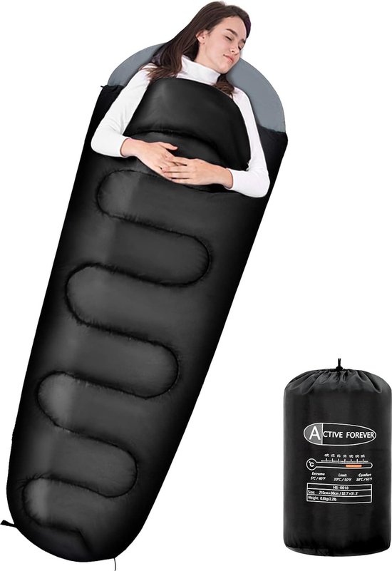 Mummieslaapzak, zomer, lente, herfst, slaapzakken voor reizen, kamperen, wandelen, toerisme en outdooractiviteiten van De Waard