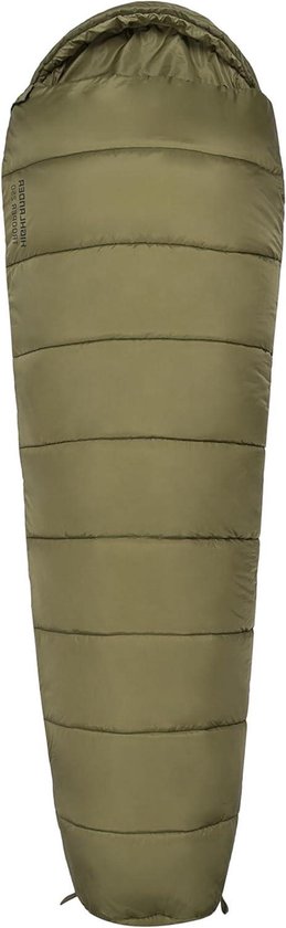 Mummy Slaapzak - Kampeerzak - Buiten slapen - 3 seizoenen - One size - Ranger groen