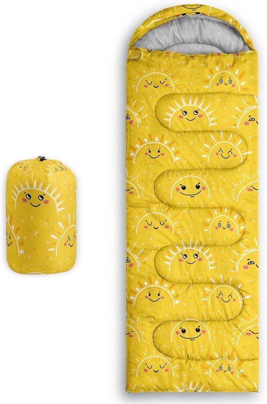 Mummy Slaapzak - Kampeerzak Warm - Outdoor Kamperen - Waterdichte Buitenlaag - 230 x 80 cm - Blauw