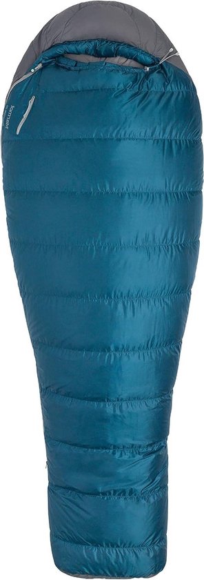 Mummy Slaapzak - Lichtgewicht Slaapzak - Kamperen Backpacken - Waterbestendig Dons - 183 cm - Denim Staal
