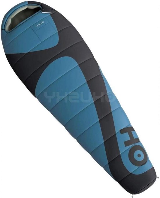 Mummy Slaapzak - Outdoor Slaapzak - Kamperen en Wandelen - Verstelbare Lengte - 195 cm - Blauw