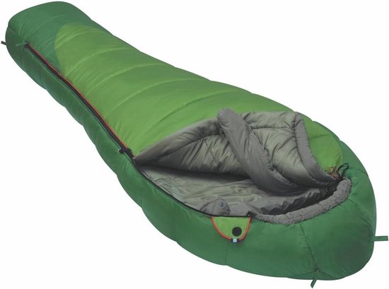 Mummy Slaapzak - Outdoor Slaapzak Kamperen - Kamperen en Trekking - Waterafstotend Winddicht - 230 x 90 cm - Groen Grijs