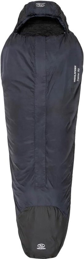 Mummy Slaapzak - Slaapzak 1 persoon - Kamperen en Hiken - Lichtgewicht en Compact - 190 x 140 cm - Houtskool