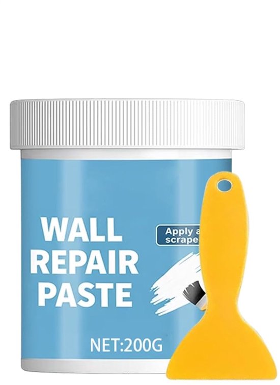 Muurreparatie Kit - Gipsplamuur Spatel - Scheuren Vullen - Waterdichte Hydrofobe Formule - 200g Pasta van Merkloos