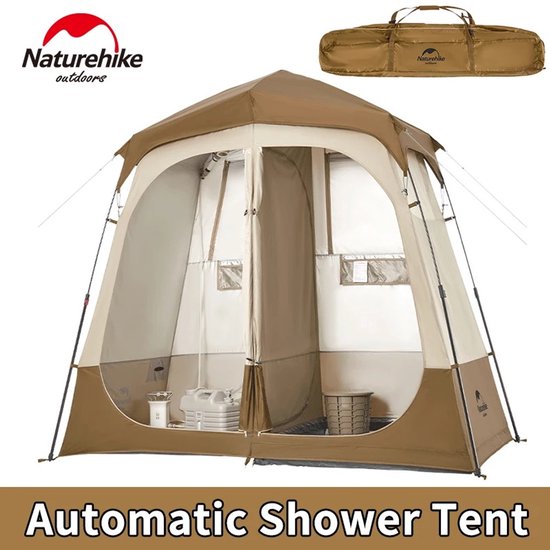 Mygroot - Douchetent - Campingdouche - Omkleedtent - Toilet tent - 2 Persoons Kleedkamer - Wc tent - Privacy tent met zakken - Omkleden - Badkamer van Merkloos