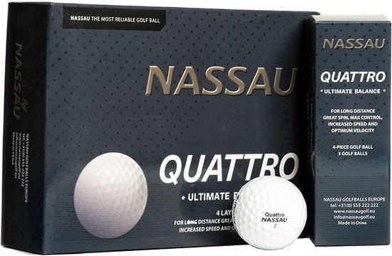 Nassau Quattro Golfballen van Nassau