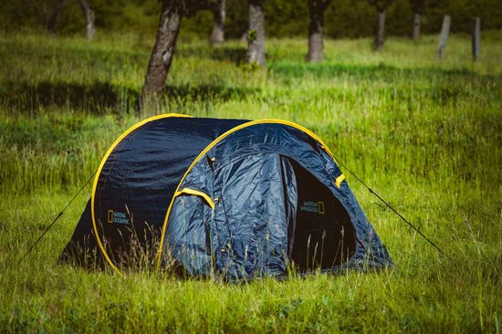 National Geographic Tent Voor 2 Personen Zwart - UNI van Merkloos